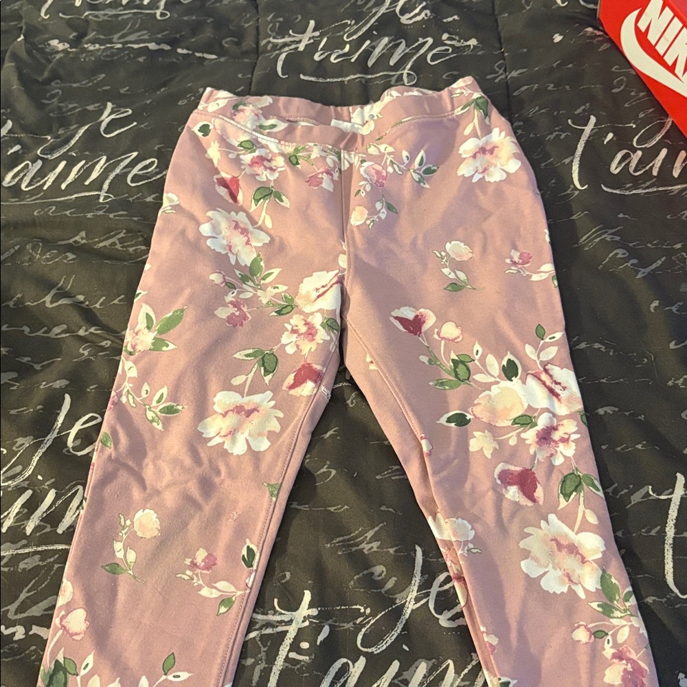 Floral Pink Leggings